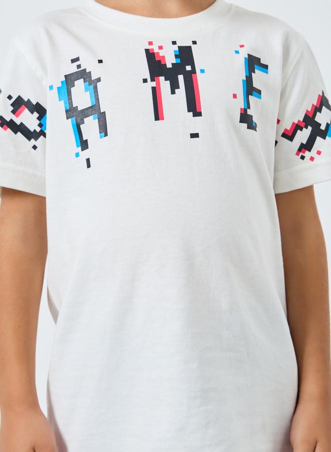 ستايلي تيشيرت قطن بطبعة جرافيك - Image 3